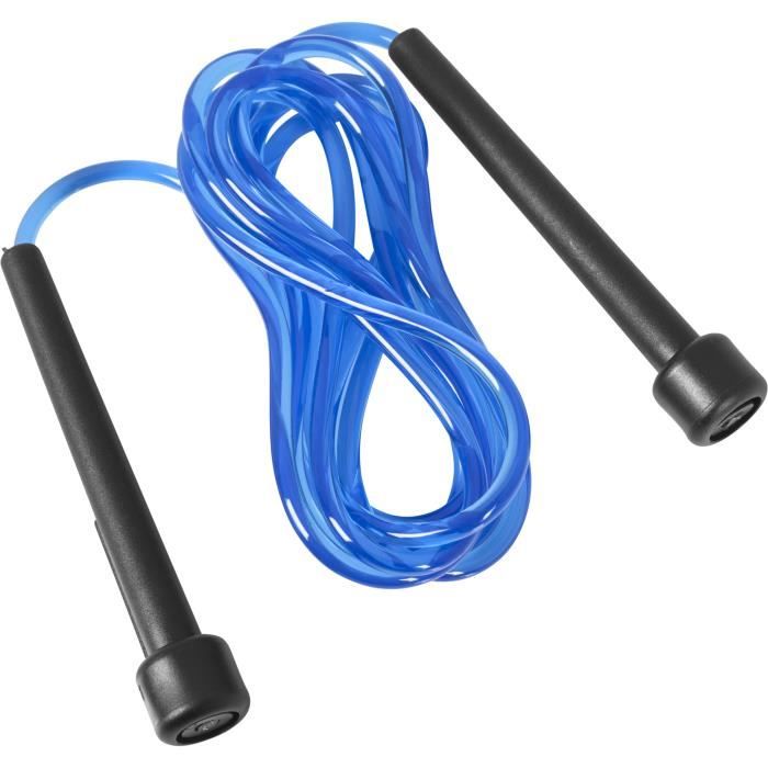 Gorilla Sports - Corde à sauter haute vitesse - Coloris : Rouge, Bleu, Jaune, Turquoise - BLEU