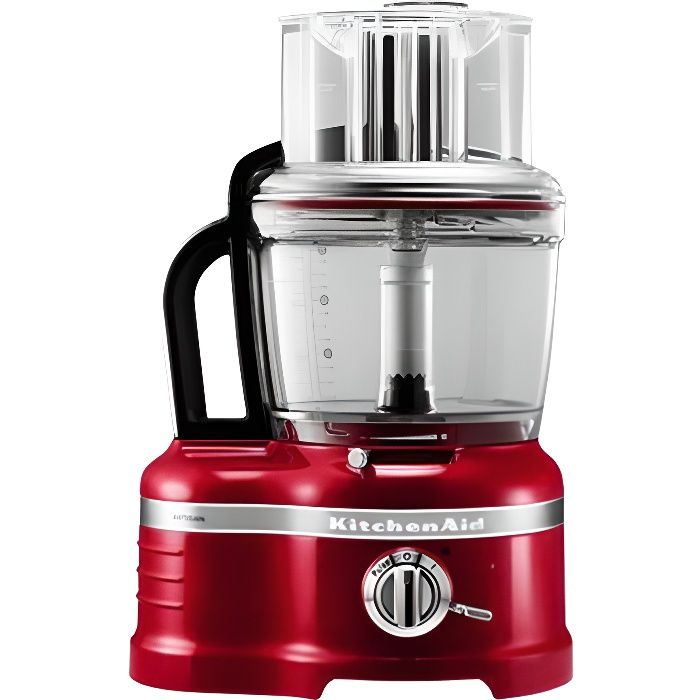 Kitchenaid - robot ménager 4l 650w rouge pomme d'amour - 5kfp1644 eca