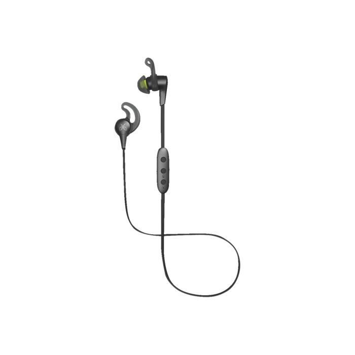 LOGITECH Casque Oreillette JayBird X4 - Sans fil - Design Intra-auriculaire, Tour de cou - Stéréo - Noir Métallique, Flash