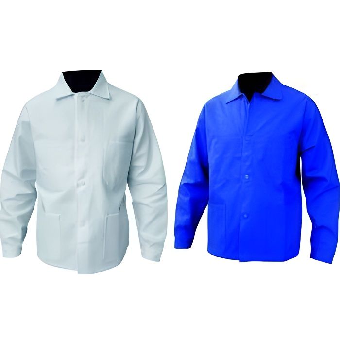 Veste de travail coton Bleu