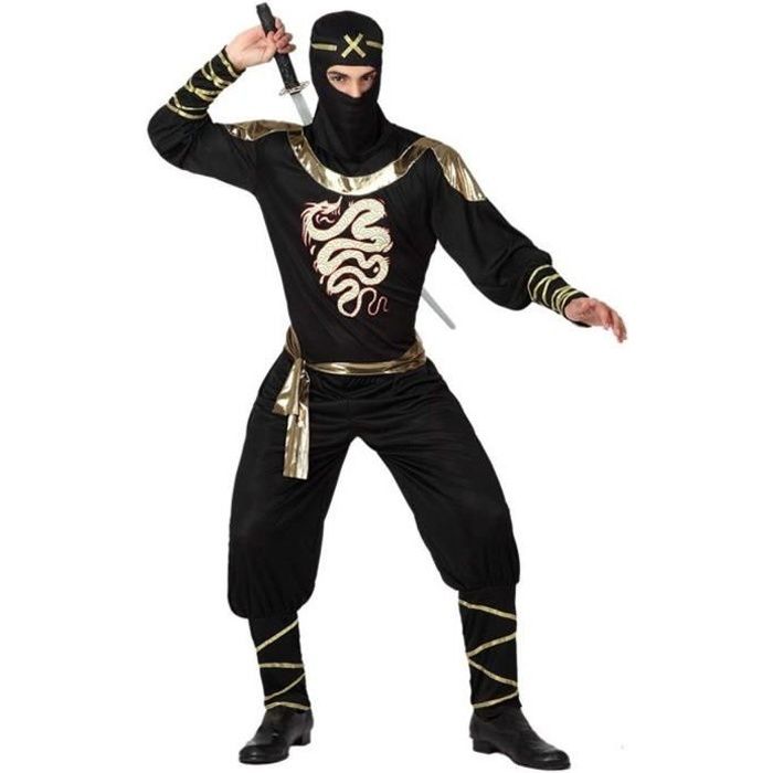 ATOSA Deguisement De Ninja - Panoplie Adulte