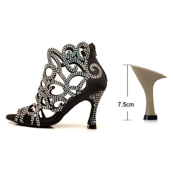 Chaussures de danse,Ladingwu-chaussures de danse latine, chaussures de danse, couleurs personnalisables, pour professionnelles, gr