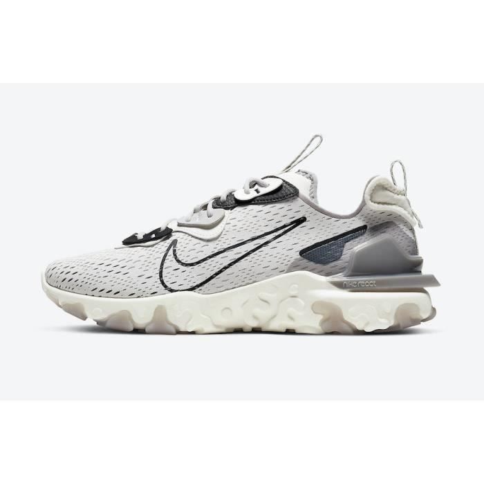 Basket NIKEs AIRs MAX React Vision TxT Chaussures de Running Homme Blanc