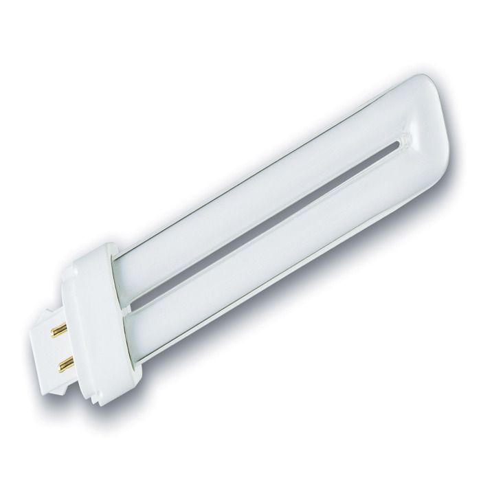 Ampoule fluocompacte Lynx DE G24q3 - 26 W - blanc brillant - 4 000 K - boîte