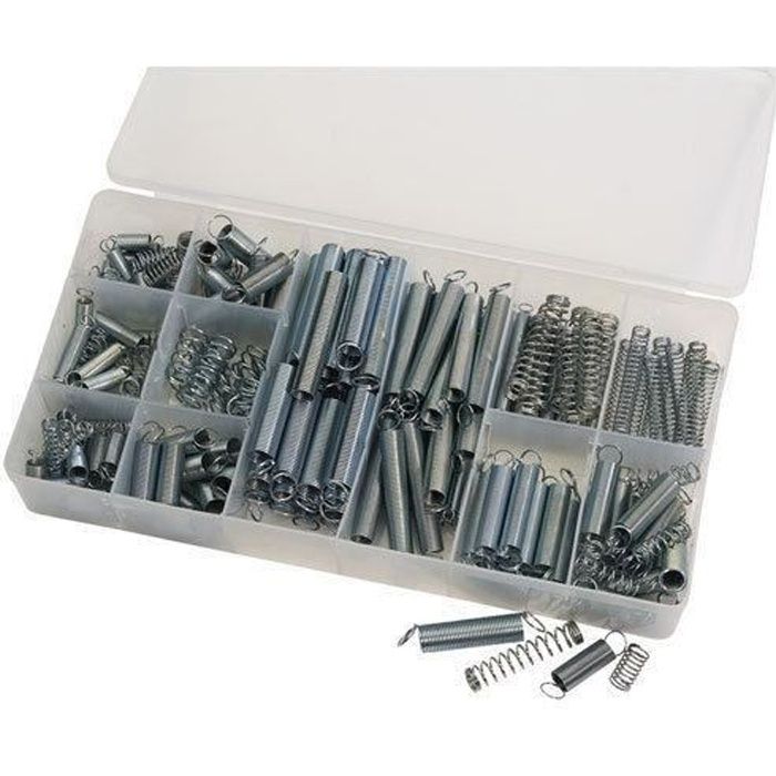 ASSORTIMENT 200 RESSORTS 4mm à 9mm AVEC MALETTE