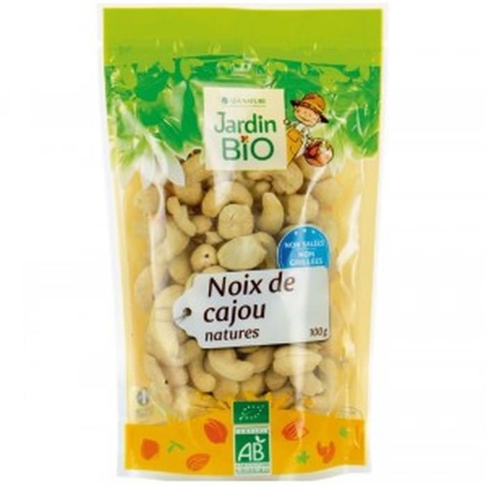 JARDIN BIO Noix de cajou natures bio - 100 g