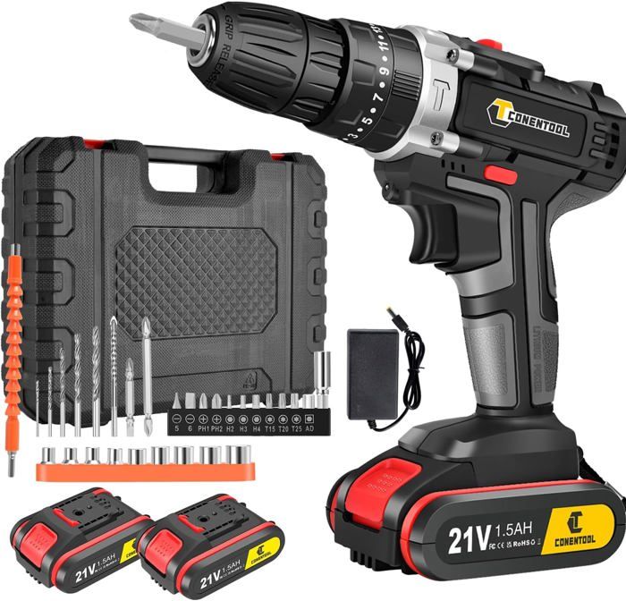 PERCEUSE VISSEUSE DEVISSEUSE 20V LITHIUM SANS FIL + BATTERIE + CHARGEUR