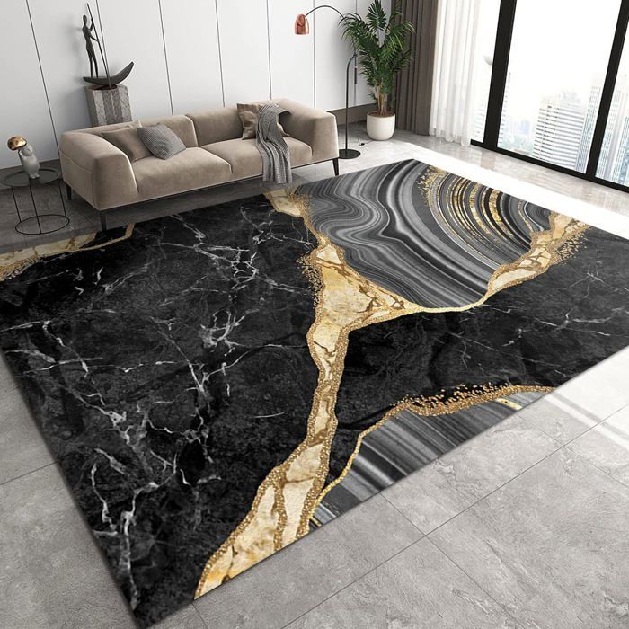 tapis-de-salon-dessin-au-trait-gris-marbre-or-noir-de-luxe-70-x-140-cm