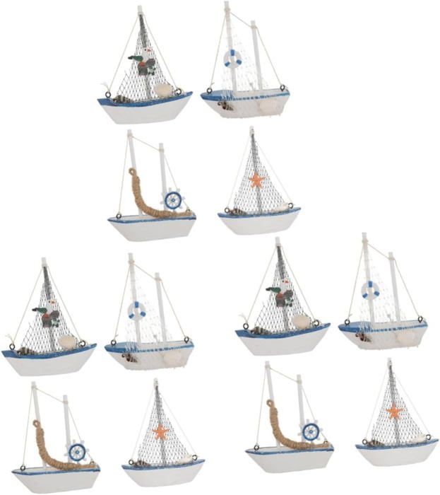 Grand Art Mural De Voilier Nautique, 86.4x54cm Décoration Murale