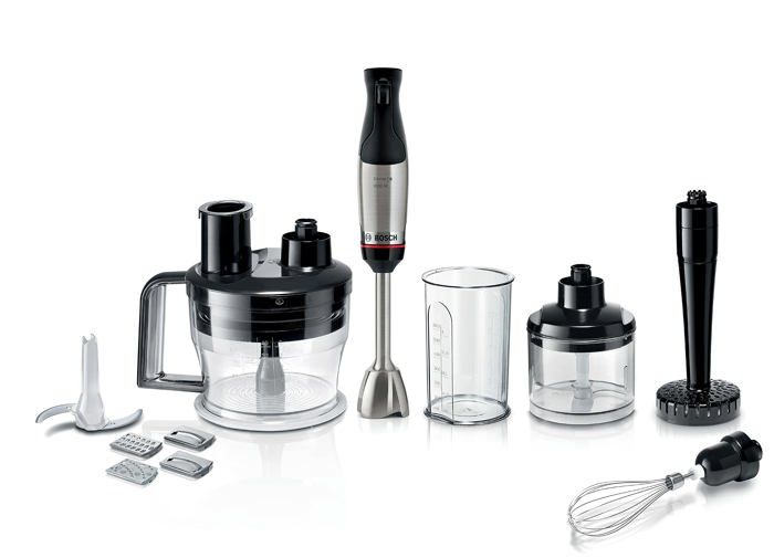 Mixeur plongeant - ErgoMaster Serie 6 - 1000 watts - 4 lames en acier inoxydable - Design ergonomique