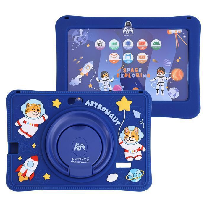 Tablette enfant Tactile – 7” IPS écran – 1024×600 – Android 10 System – 2+64GB – GPS – Wi-Fi  – Bleu foncé