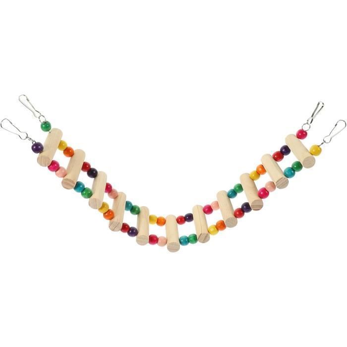 Support de Cage Oiseaux Rat Animal de Compagnie Pas Millet chelle descalade pour Oiseaux Accessoires de Cage pour Oiseaux JOUET