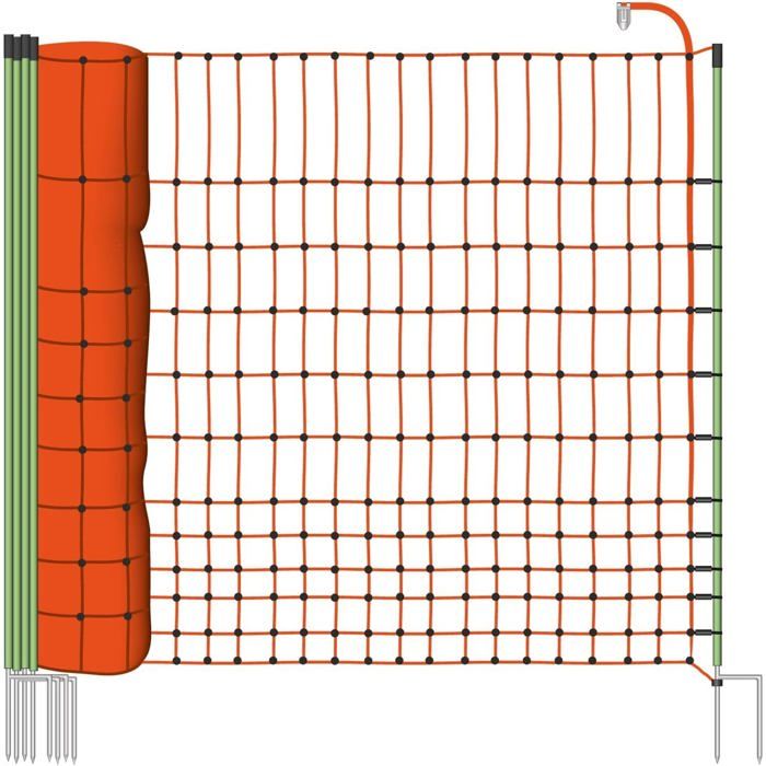 Piquet De Cloture Piquet De Rechange Pour Filet De Clôture électrique VOSS. farming - Hauteur Hors Sol 106 Cm, Double Pointe, Isolateur Et Butée De Sol Inclus Filet Cloture Piquet De Cloture Piquet De Rechange Pour Filet De Clôture électrique VOSS. farming - Hauteur Hors Sol 106 Cm, Double Pointe, Isolateur Et Butée De Sol Inclus Filet Cloture