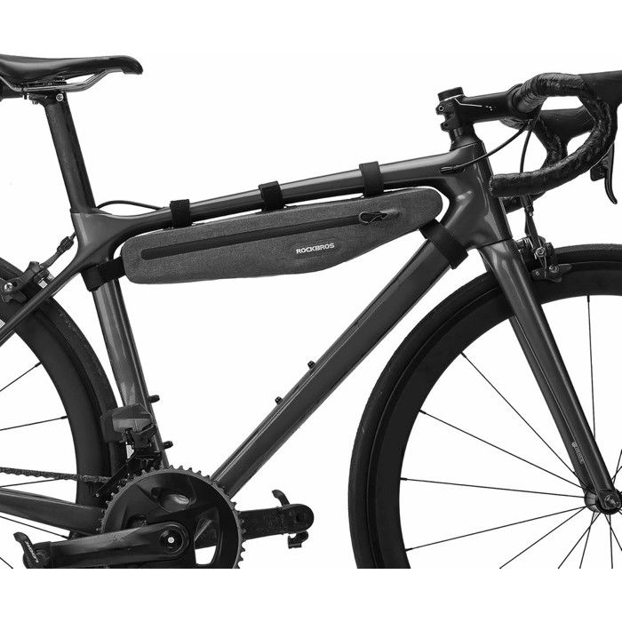 ROCKBROS Sacoche Cadre Vélo Étanche, Tube Supérieur 43cm pour