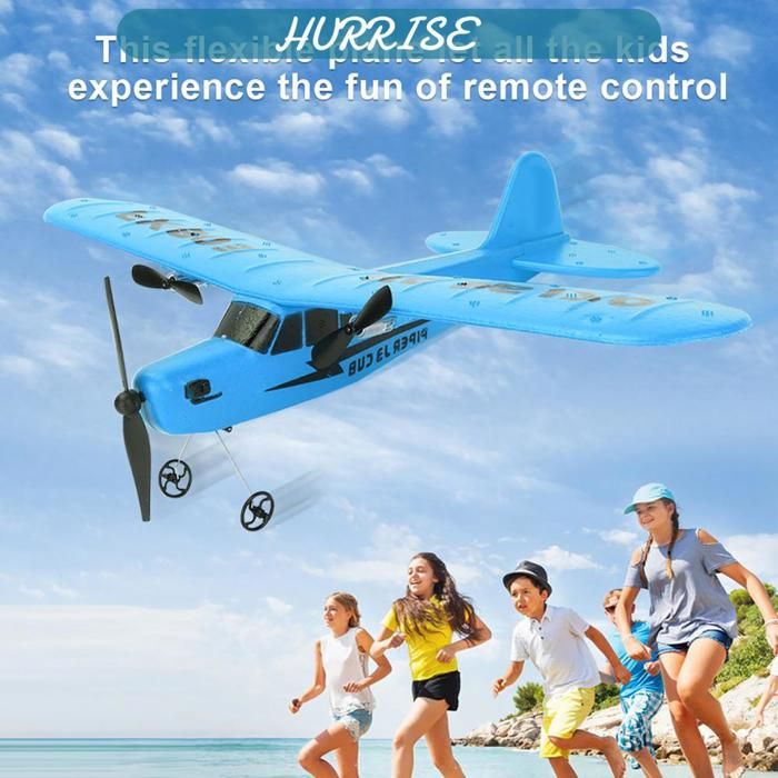CHR Drone pour Enfant - 2.4GHz RC avion télécommande hélice bilatérale jouet Bleu AB077