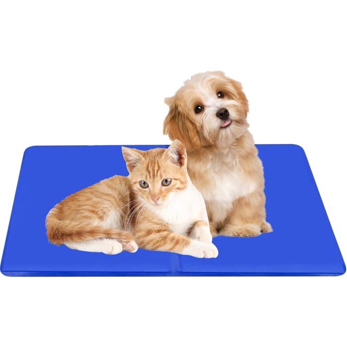 Tapis rafraîchissant pour chien coussin de gel auto-rafraîchissant activé par pression chiens et chats.Dimensions : 40 x 50 cm.