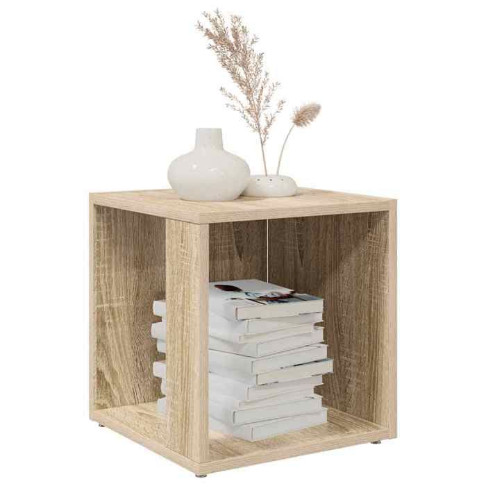 En soldes - Table dappoint industrielCabinet de Rangement - pour chambresalon Chêne sonoma 33x33x345cm Aggloméré 8_9479842