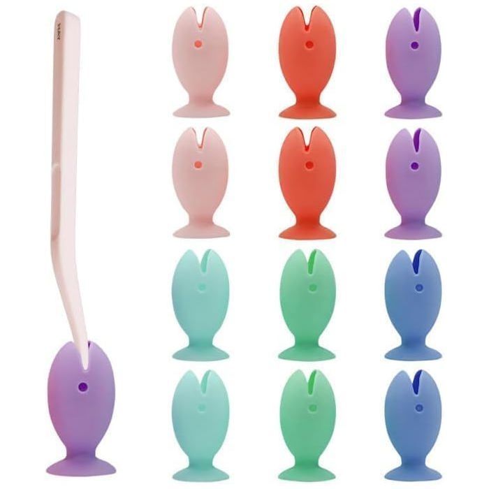 12 Protège-têtes De Brosse À Dents Forme Poisson Housse Ventilée Pour Voyage Et Maison 12 Protège-têtes De Brosse À Dents Forme Poisson Housse Ventilée Pour Voyage Et Maison