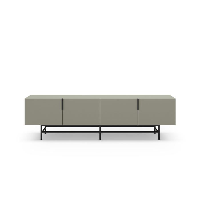 SOMA - Meuble TV 200cm en mélamine - Vert SOMA - Meuble TV 200cm en mélamine - Vert