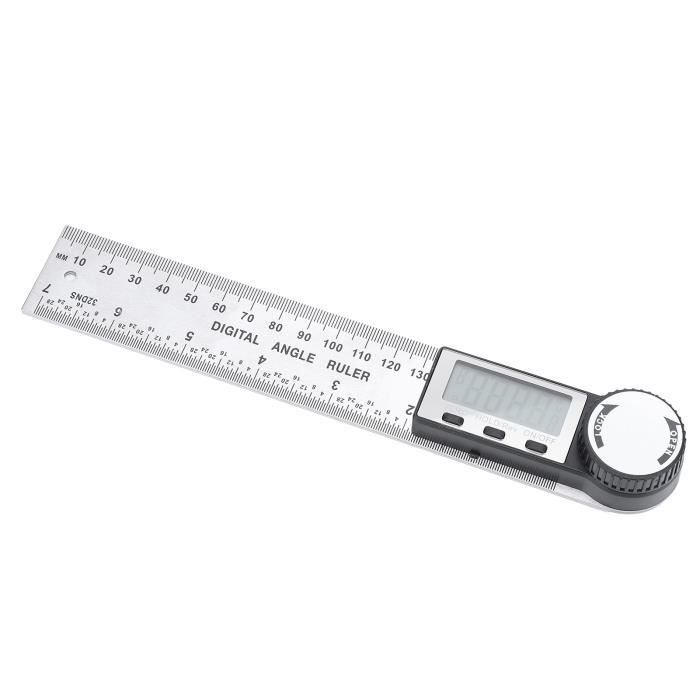 Règle D'ange Numérique Viseur D'angle - Acier Inoxydable 16.5cm - Outil De Mesure Neuf