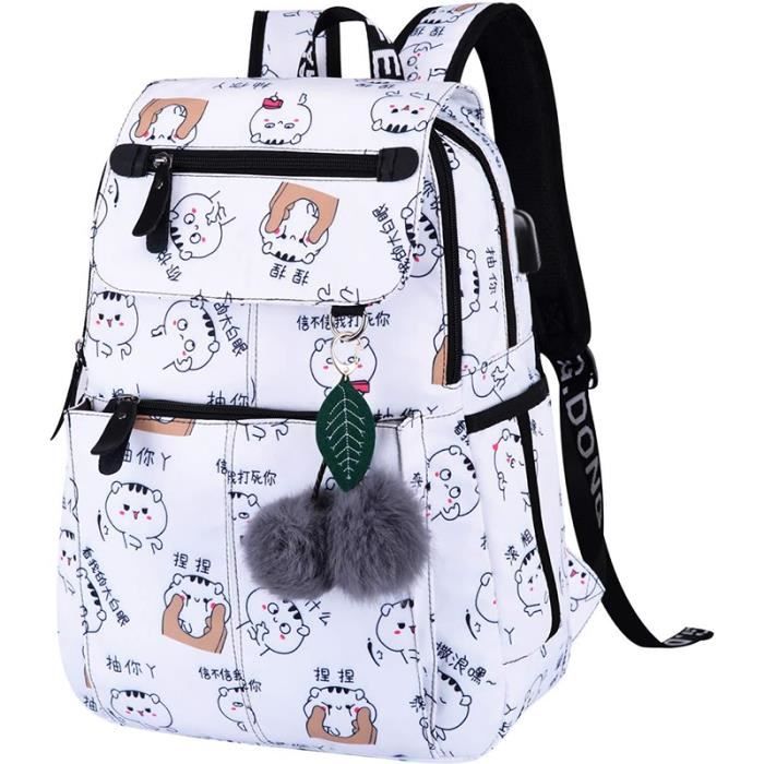 Sac a dos fille college pas cher sales