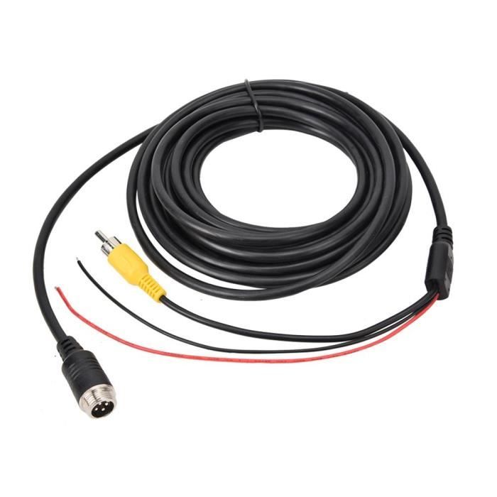 Cable De Connecteur Male Pour Moniteur De Camera De Recul 5m Lat Achat Vente Radar De Recul Cable De Connecteur Male Pour Cdiscount