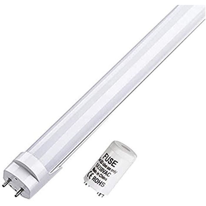 Tube LED 60 cm, Lampe Fluorescente Tube 9W, T8 Neon Led 3000K