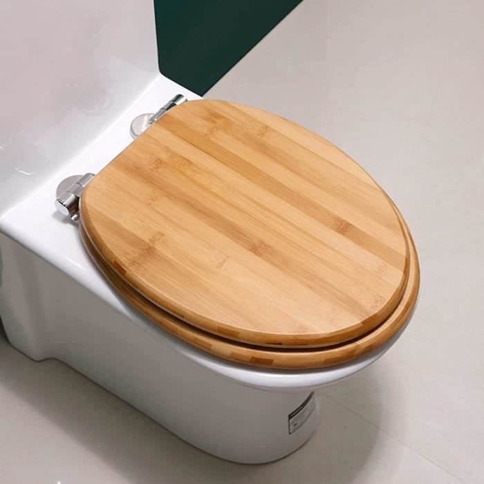 Lunette de toilette bois