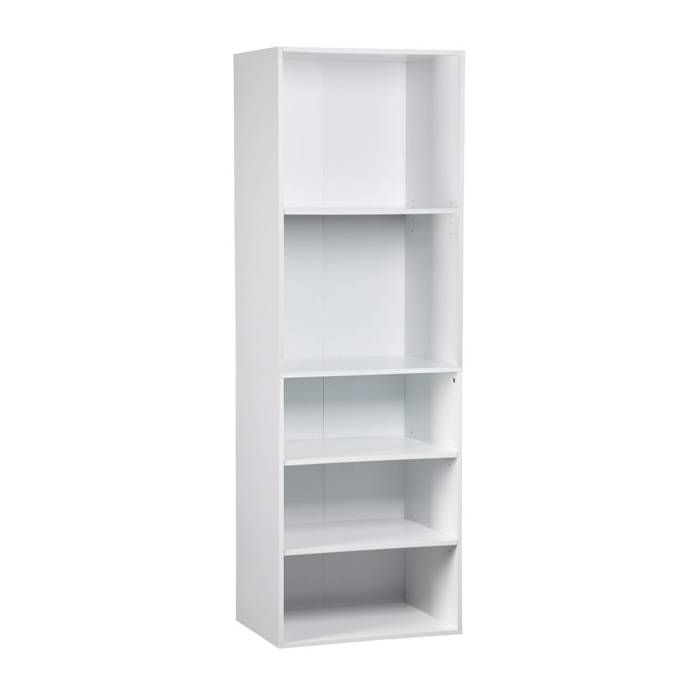 Module dressing avec 5 étagères. blanc. panneaux stratifiés Module dressing avec 5 étagères. blanc. panneaux stratifiés