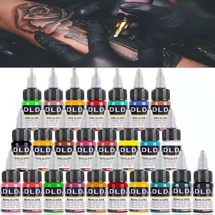 Tatouages Temporaires - Umikakitchen Lot 25 Flacons D encre 