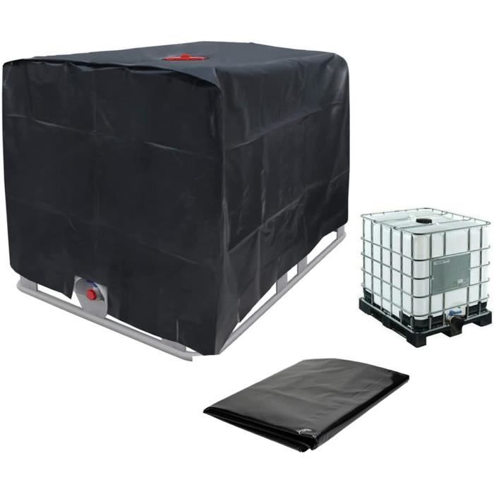 Housse Protection Réservoir IBC 1000L - 120x100x116 Cm Verte - Imperméable