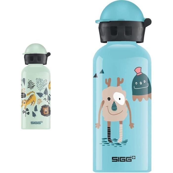 Sigg Jungle TZZ Gourde enfant, bouteille d'eau légère avec bouchon étanche,  gourde réutilisable en aluminium & Monster [476] - Cdiscount Sport