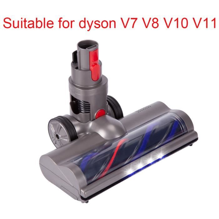 Tête d'aspirateur avec lumière LED pour Dyson V8, V7, V10, V11