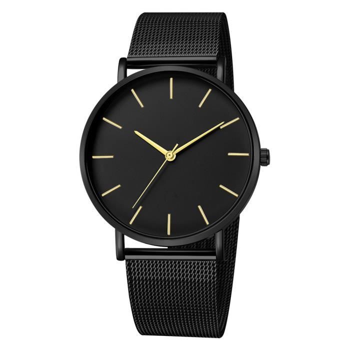 Montre en maille homme outlet