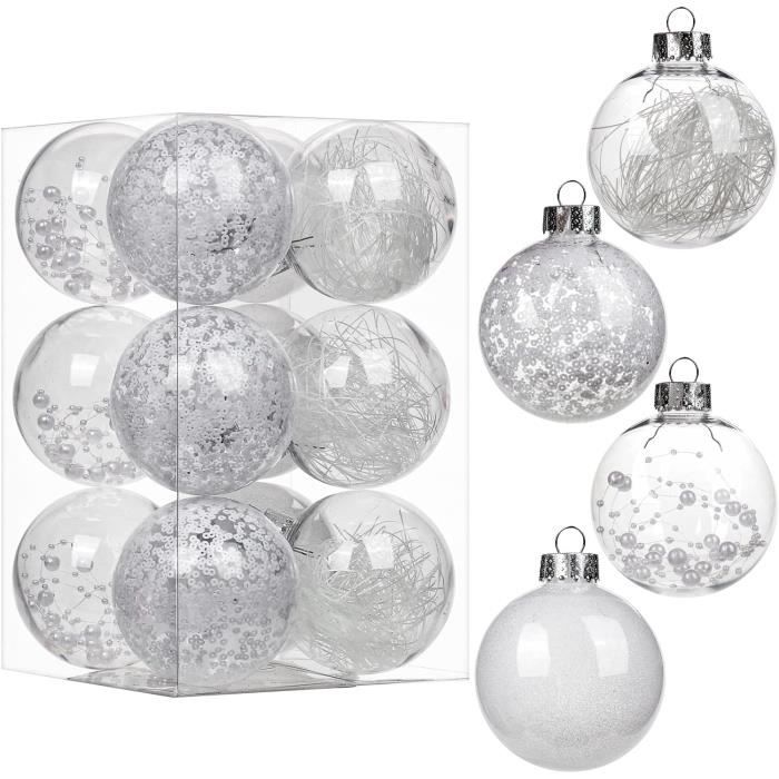 Lot De 39 Boules De Noël Incassables Pour Sapin De Noël, Boule À Suspen