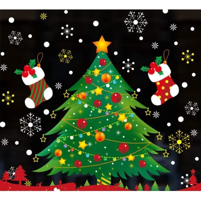 YULOONG Lot De 121 Décorations De Noël Pour Fenêtre, Père