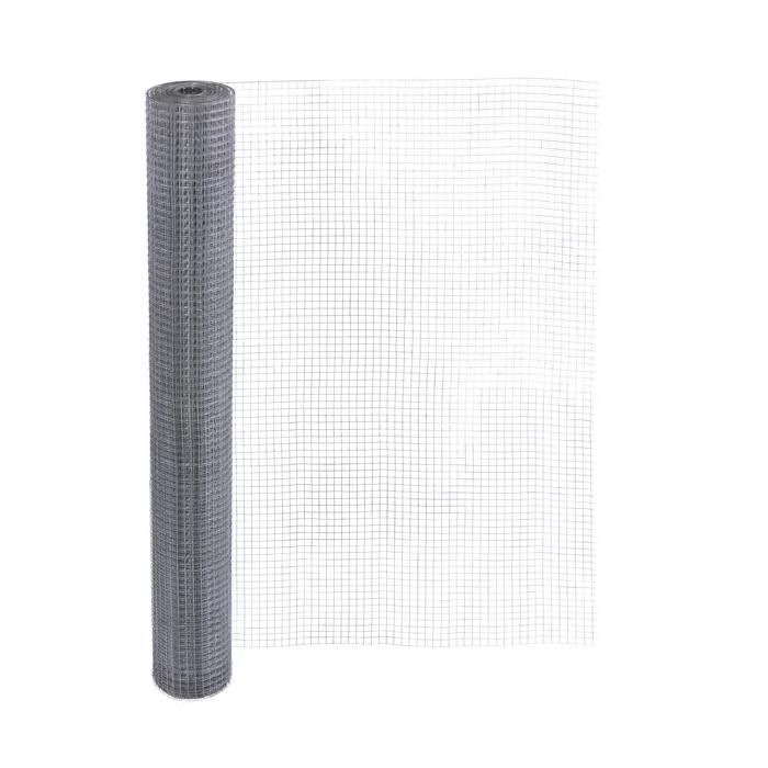 Grille pour volière 12mm/0.7mm/100cm/25m galvanisé