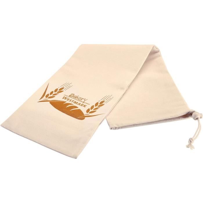 Westmark Sac à Pain En Coton Bio Avec Cordon De Serrage - Blanc - 32102270