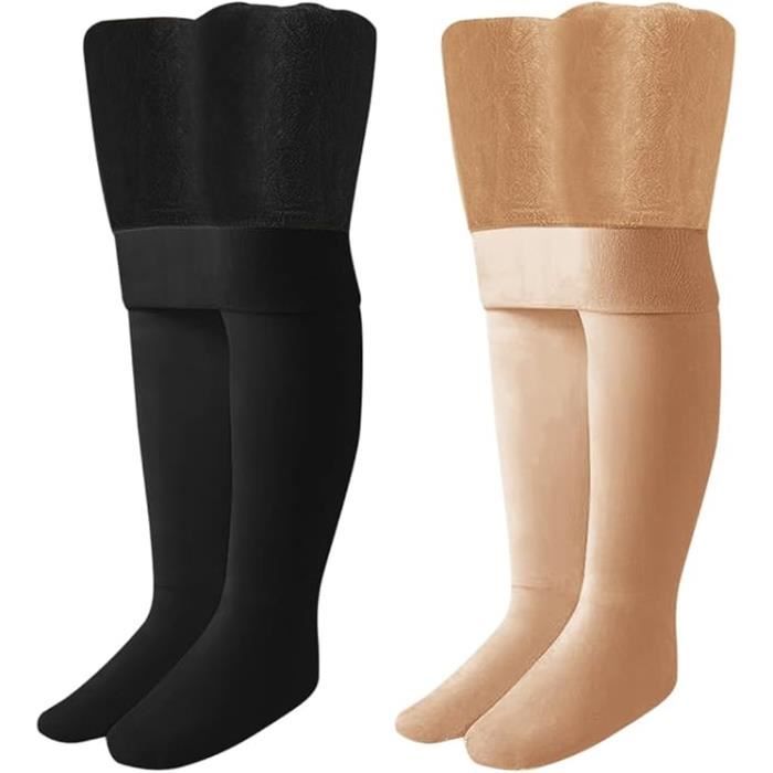 Jalioing Leggings Épais Pour Filles, Collants Thermiques Doublés De Polaire, Leggings D'Hiver Décontractés Pour Enfants, Pantalons De Yoga Chauds