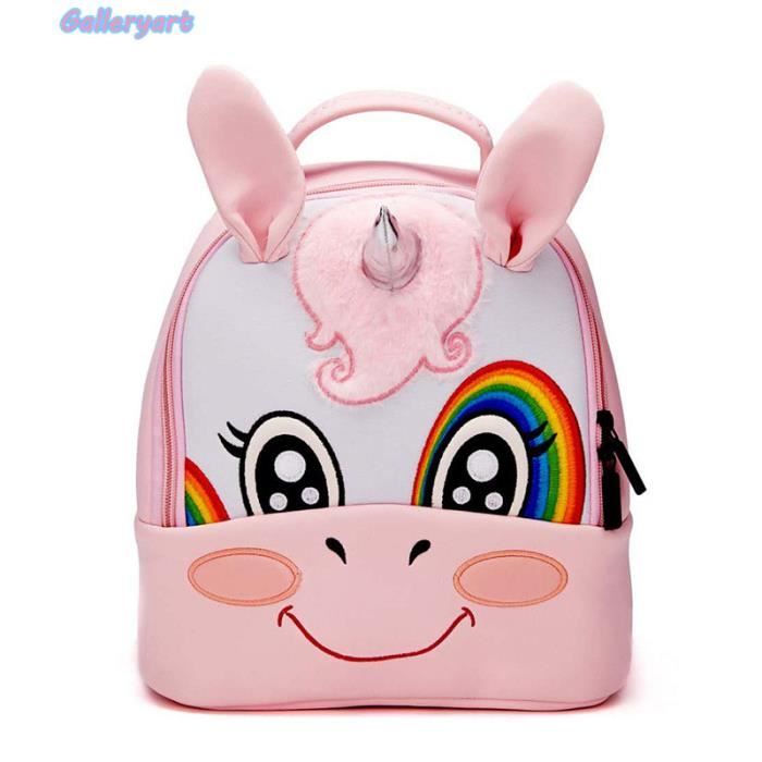 Jardin Sac à Dos 3d Brodé Enfants Sac Ultra Léger Perte De Poids Mignon Dessin Animé Forme Animale Sac à Dos