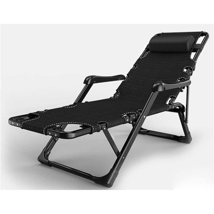 LIWIChaise longue en métal, chaises longues et inclinables de jardin