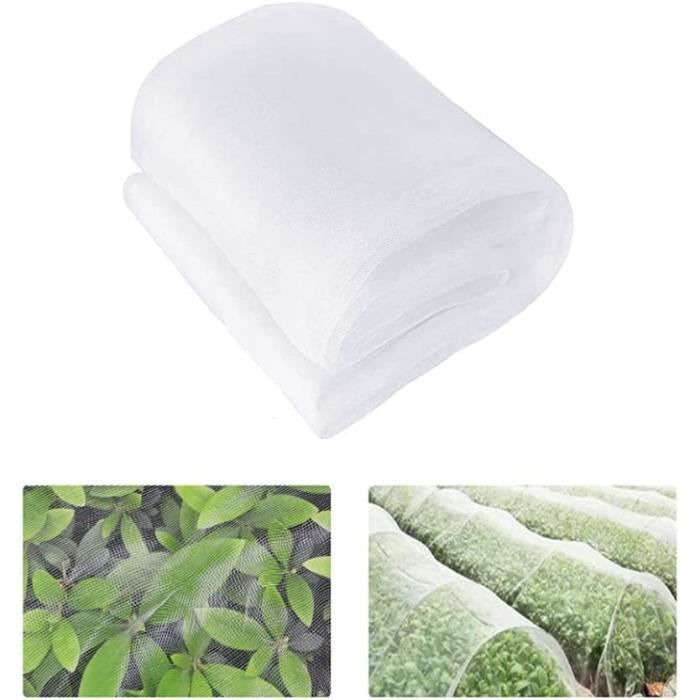 Filet Anti Insectes Jardin 3x5m - Protection Potager Contre Insectes/Oiseaux - Maille PE Perméable