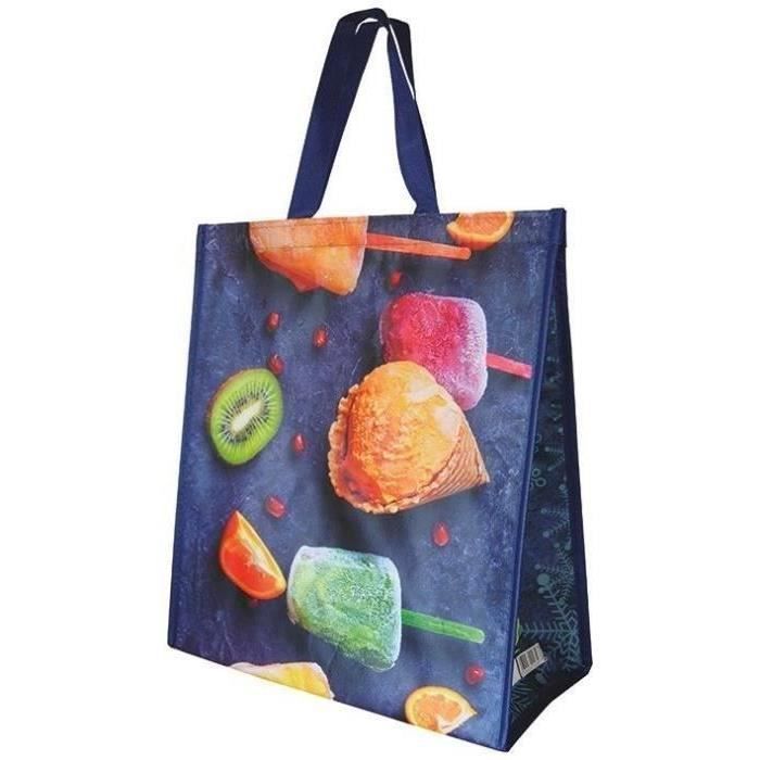Sac cabas tisse isotherme 37 18x41cm glaces carrement givre Glaces carrement givre Cdiscount Bagagerie Maroquinerie