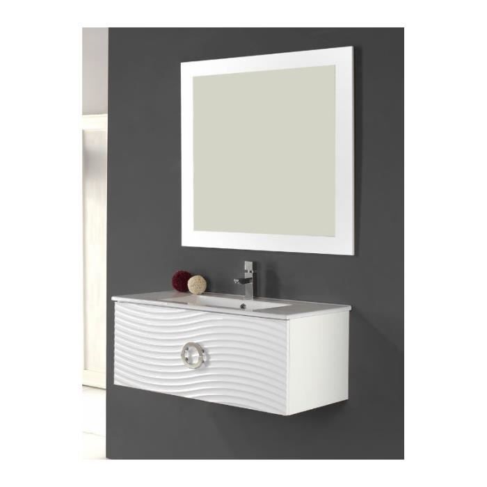 Meuble Baleal Vague 80cm Blanc Cdiscount Bricolage
