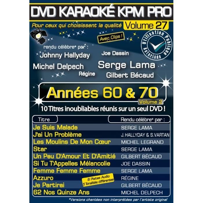 DVD Karaoké KPM Pro Vol.27 \