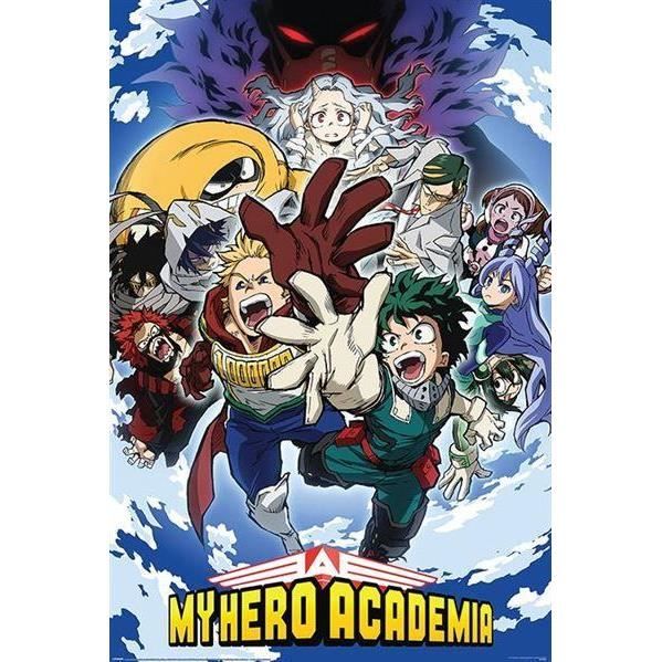 Poster affiche My Hero Academia Anima Manga Wall 05 - A3 (42x29