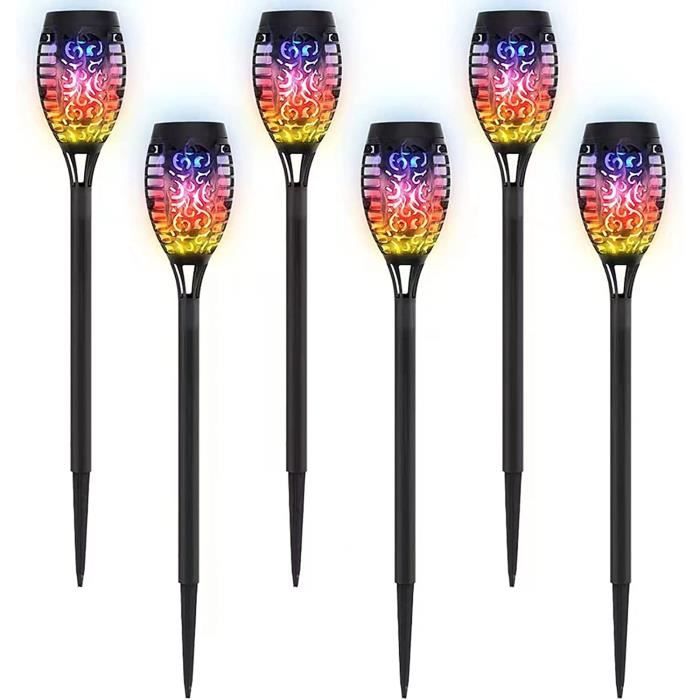 4x Lanternes Solaires Extérieur IP65 - Guirlandes Lumineuses Jardin Suspension Étanches - Décoration Terrasse Et Clôture