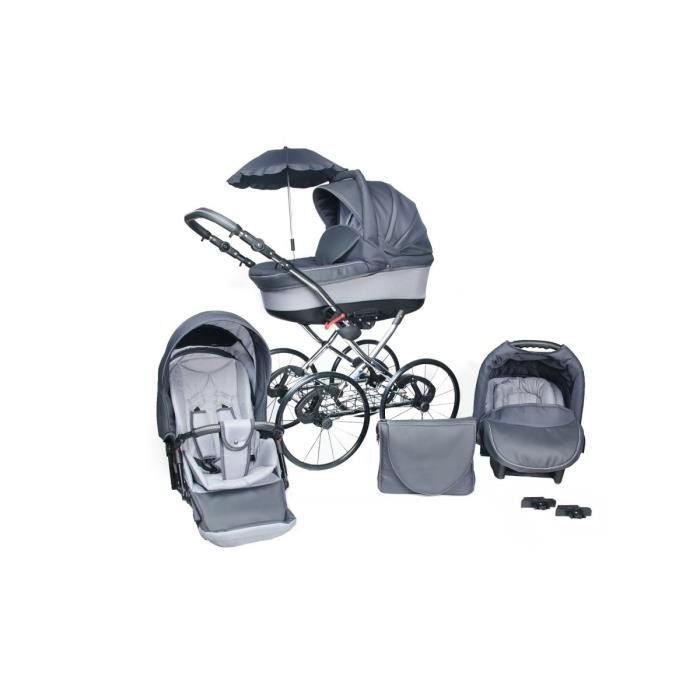 Poussette simili cuir deals