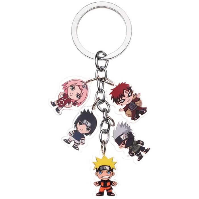 Anime Porte-clés Naruto Sakura Kakashi Itachi Acrylique Porte-clés