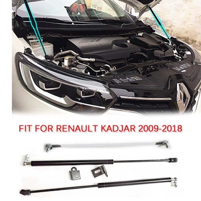 Accessoires adaptés pour RENAULT KADJAR 2009 – 2018, support de capot de voiture, entretoises de gaz hydrauli
